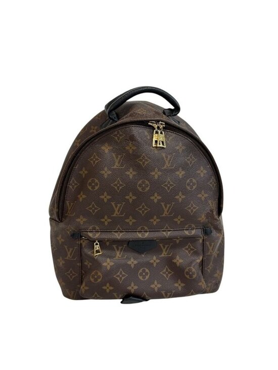 Louis Vuitton Backpack Palm Spring MM Monogram Leather Bags Brown main image 8
